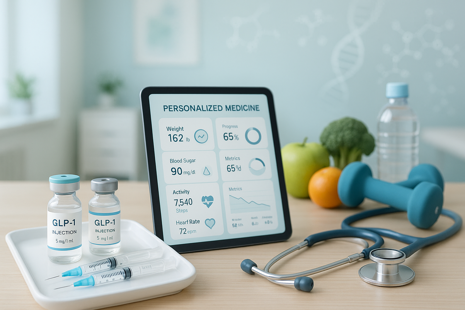 At Mounjetra, we combine the latest in medical science with holistic care. Our protocols are based on clinically tested injectables (such as GLP-1 / dual agonist therapies) that help you feel full longer, reduce cravings, and sustainably shed excess weight.

No two bodies are the same. We design your plan based on your medical history, metabolism, lifestyle, and goals. What you get:
- Tailored dosing schedule
- Dietary & fitness guidance
- Regular monitoring & follow-up
- Adjustments based on your progress